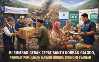 BI Sumbar Bergerak Cepat Bantu Korban Galodo, Perkuat Pemulihan Nagari hingga Ekonomi Syariah