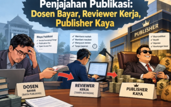 Penjajahan Publikasi: Dosen Bayar, Reviewer Kerja, Publisher Kaya